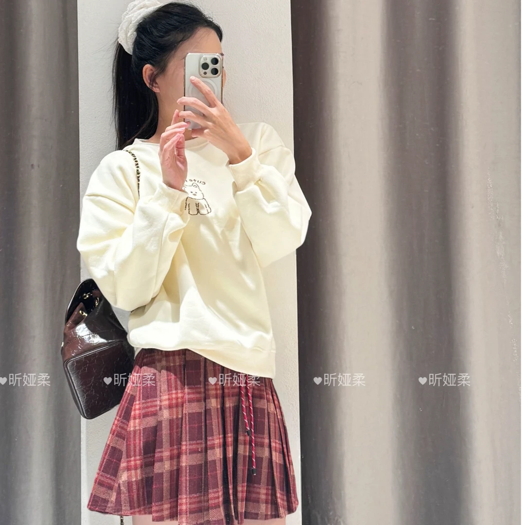 昕娅柔冬季加绒加厚连帽卫衣6505D