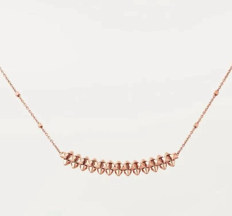 99新 Cartier/卡地亚 18k玫clash21年全套小号项链