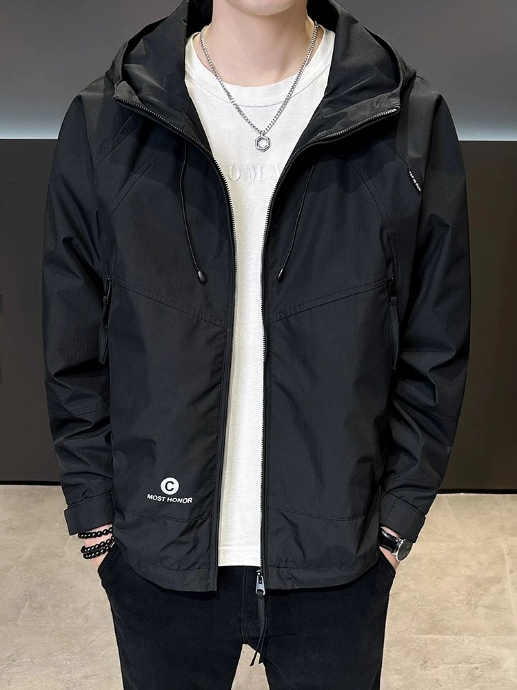 【秋冬新品】2023新品连帽夹克男士休闲加厚保暖百搭时尚户外866