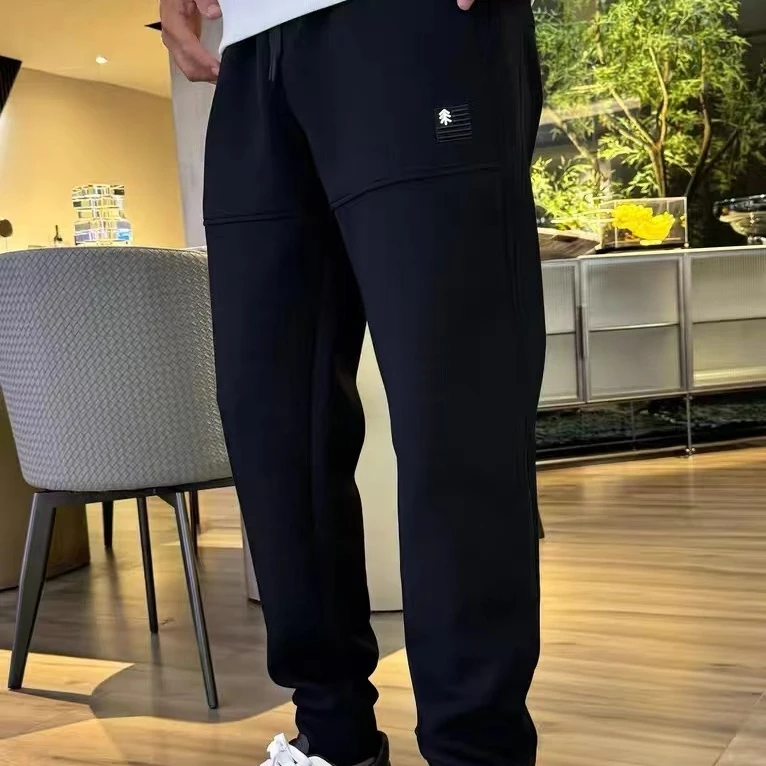 【春秋新款裤】立体剪裁刺绣休闲百搭时尚男款卫裤