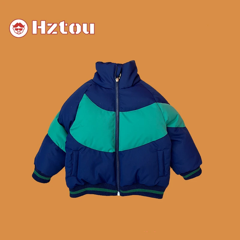 胡子头冬季男宝韩版简约羽绒服HD007