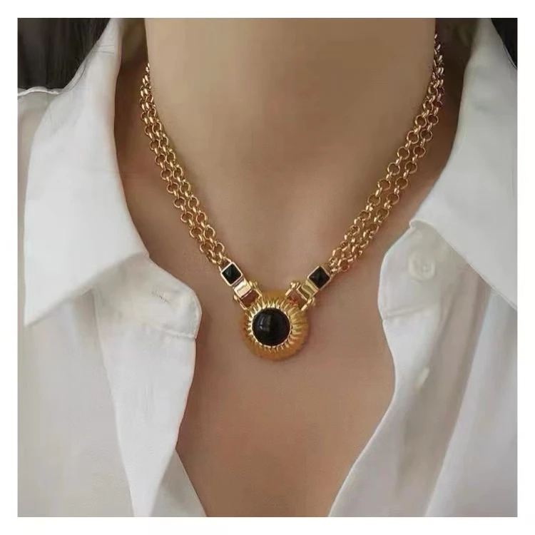 合金项链 MY WANTS欧美小众复古百搭项链XL10