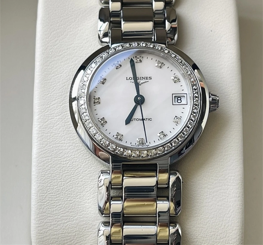 99新 Longines/浪琴 L8.109.0.87.6/心月贝母盘钻刻满天星