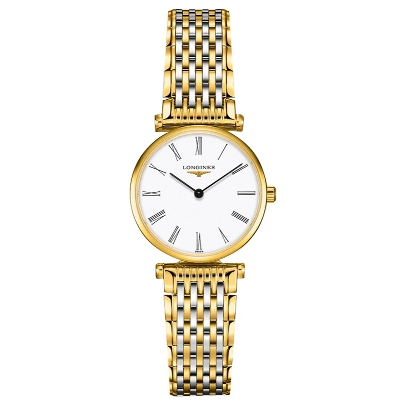 99新 Longines/浪琴 L4.209.2.11.7嘉岚间金女表