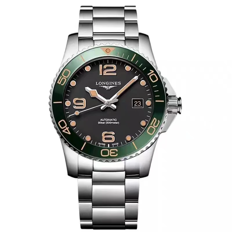 99新 Longines/浪琴  男士潜水机械表781康卡斯特别款