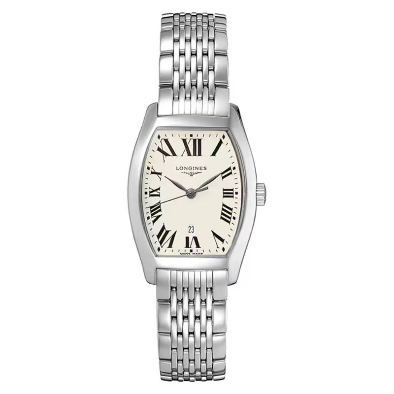 99新 Longines/浪琴 L2.155.4.71.6/典藏系列酒桶/经典复古优雅
