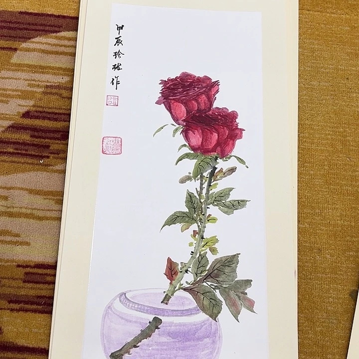 绘画花鸟等动物为主