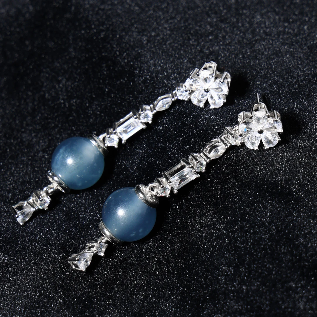 大李珠宝-七夕情人节送礼女朋友翡翠珠子耳饰多样性发其一G250