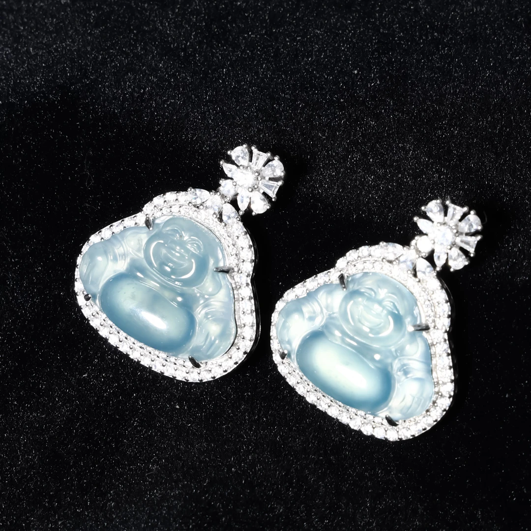 大李珠宝-七夕情人节送礼女朋友翡翠佛公吊坠多样性发其一G000