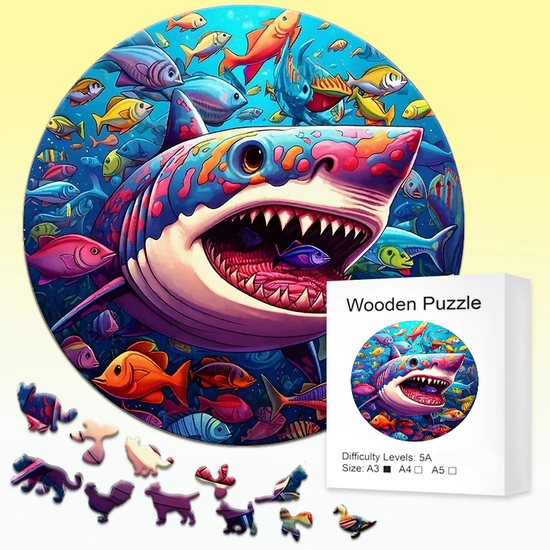 【小T正品潮玩】地狱级高难度异形木质拼图