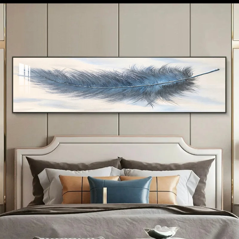 【锦绣前程】卧室床头装饰画轻奢简约手工晶瓷现代立体画温艺术微喷