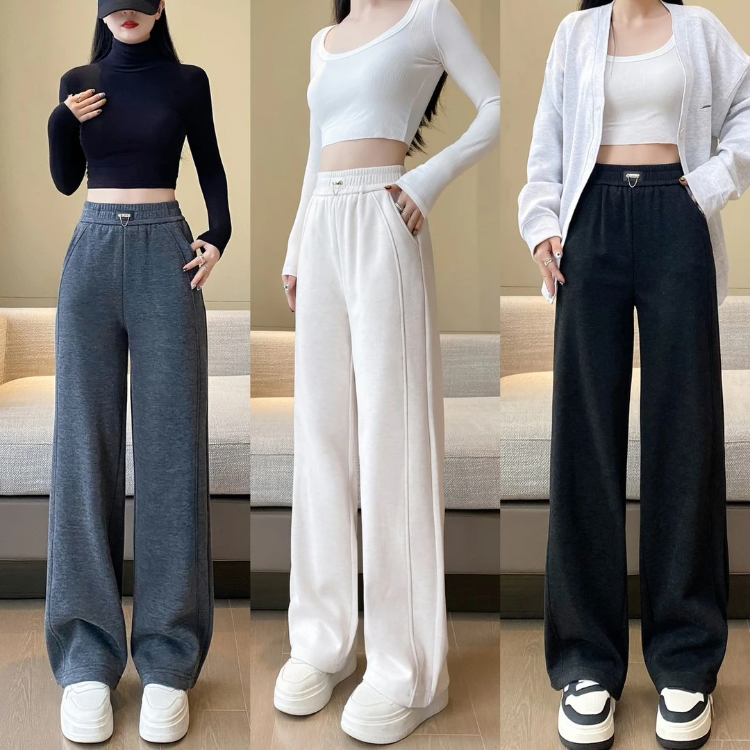 门店299!绵羊毛+桑蚕丝混纺!新升级2代紫薇裤!女款百搭休闲裤!