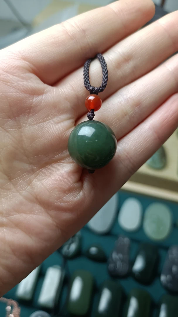 锁骨链转运珠路路通卡18mm绿色