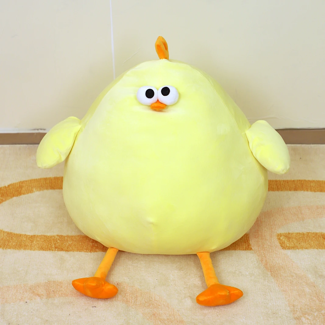 【有间玩偶屋】嘟嘟鸡毛绒玩具娃娃女孩公仔鸡玩偶睡觉抱枕