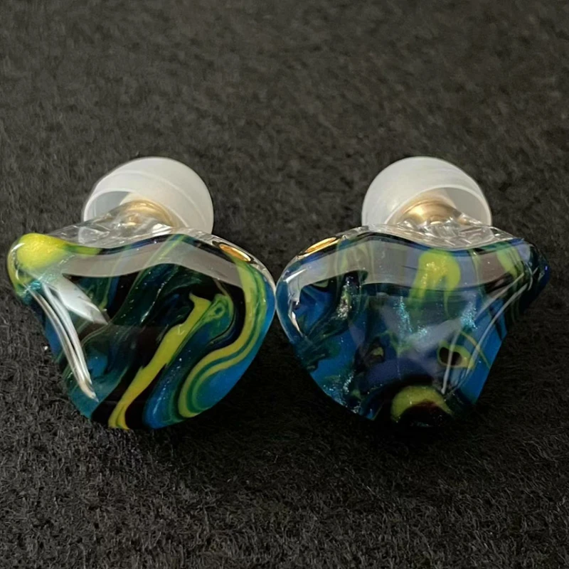 DIY圈铁耳机入耳式有线HIFI发烧6单元树脂监听舒适高保真隔音通透