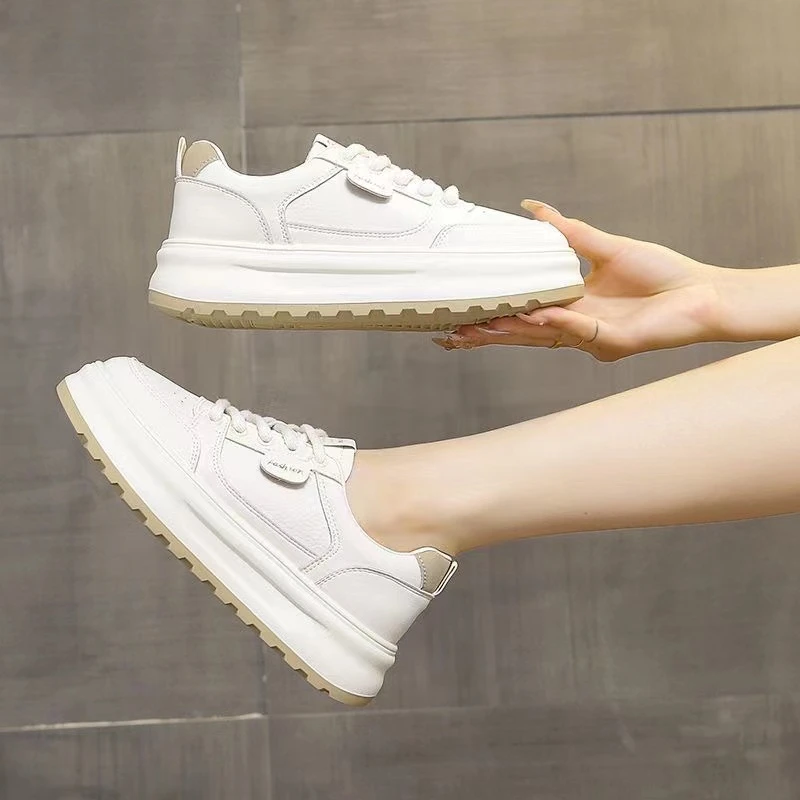 2024新款女鞋运动鞋跑步鞋舒适时尚百搭女士夏季透气厚底女鞋