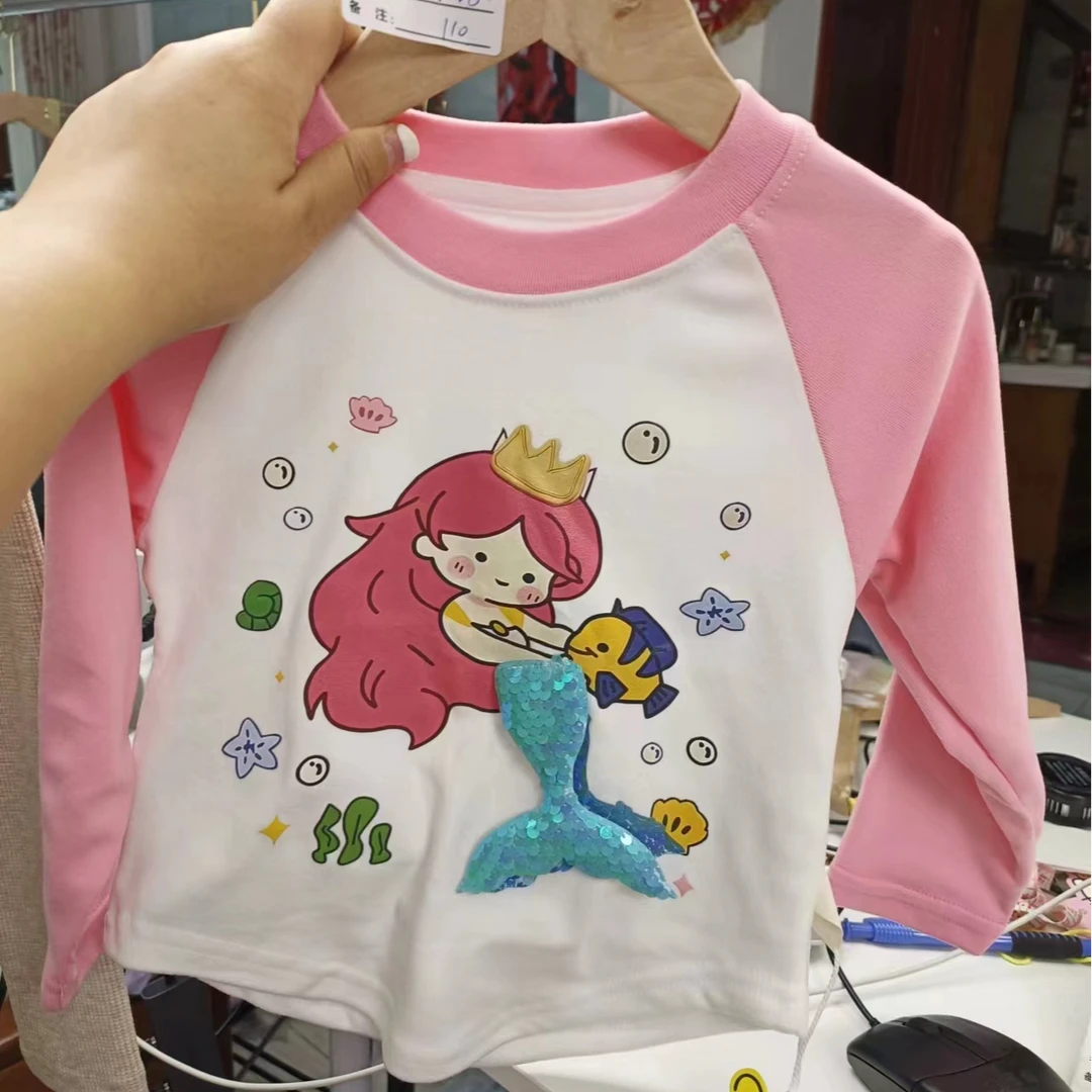 磨毛打底女童打底衫