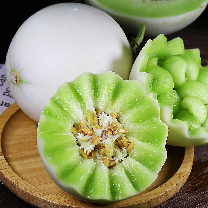 【玉菇甜瓜】海南新鲜冰淇淋甜瓜4.5-5/8.5-9斤装