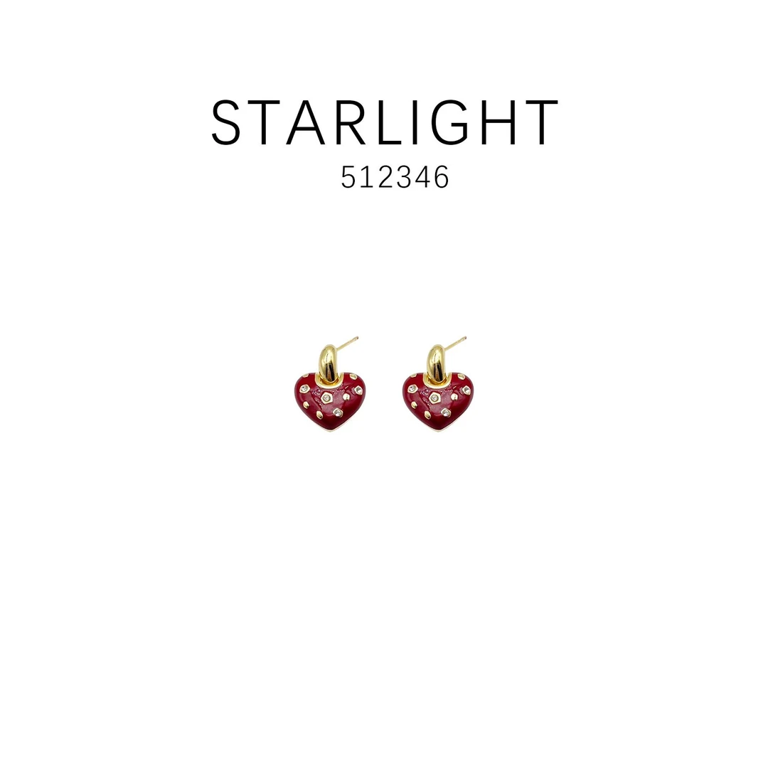 铜合金耳饰 经典复古百搭轻奢耳饰~512346