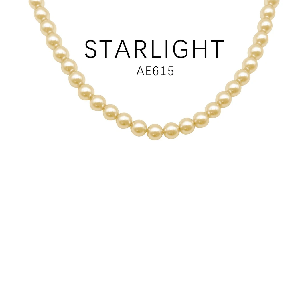 铜合金项链 铜合金项链 时尚大气珠珠项链~AE615