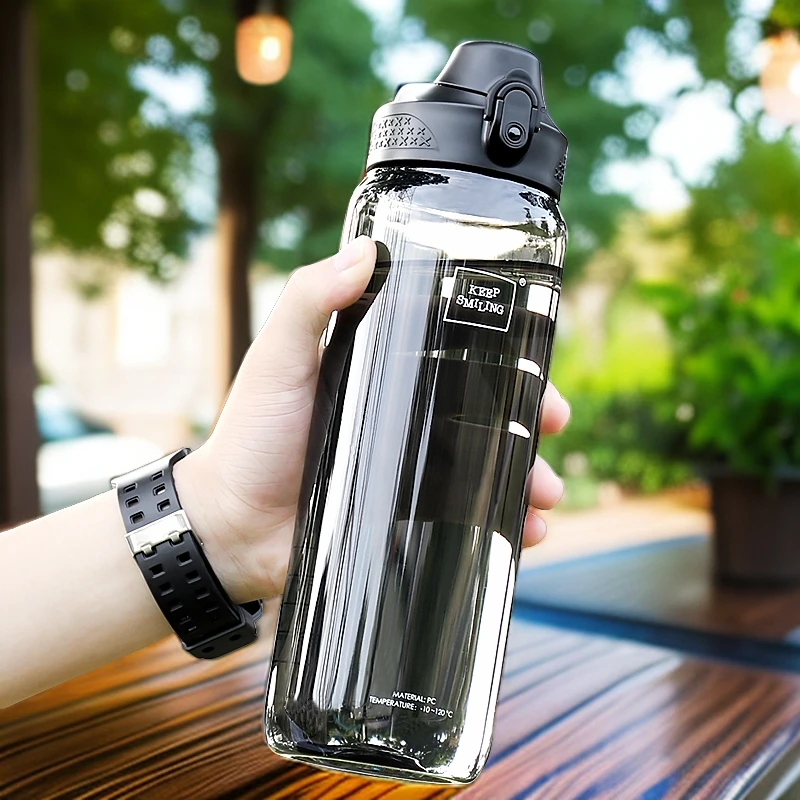 UZSPACE/优之水杯学生大容量男士男生男款耐高温专用水壶健身杯子