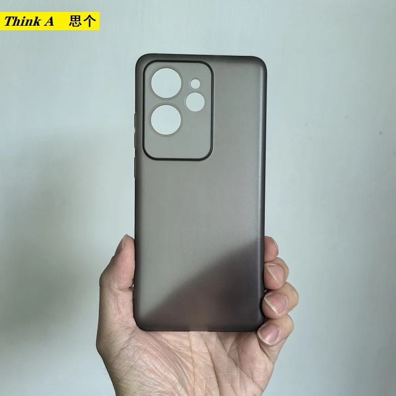 适用真我GT6透灰TPU磨砂软壳透黑透明白全包防摔保护套水墨色高级