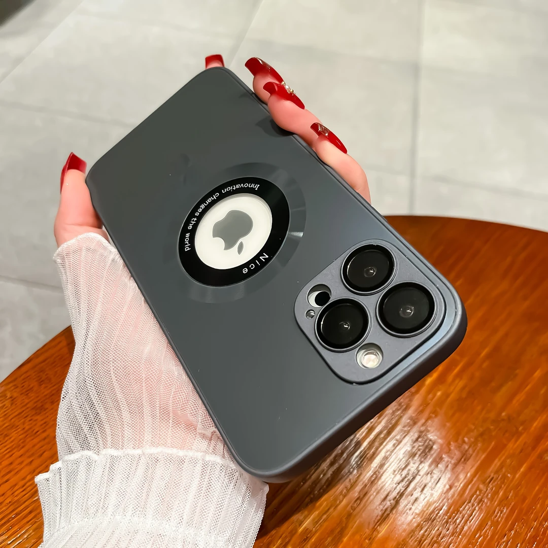 电镀磁吸苹果13 pro手机壳iphone14promax原机微磨砂11新款12漏标