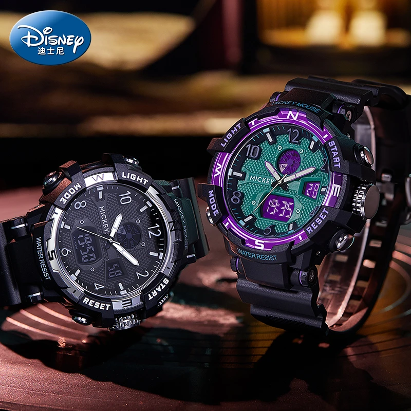 迪士尼手表男2025年新款炫酷限量初高中学生潮流防水青少年电子表
