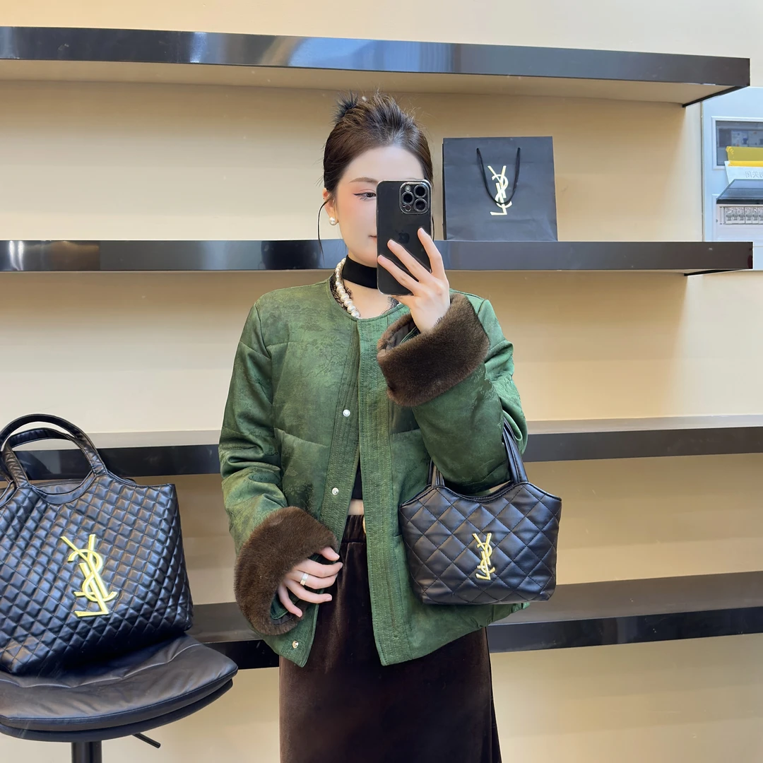 冬季新款国风时尚高级感百搭宽松保暖加厚棉衣休闲网红气质