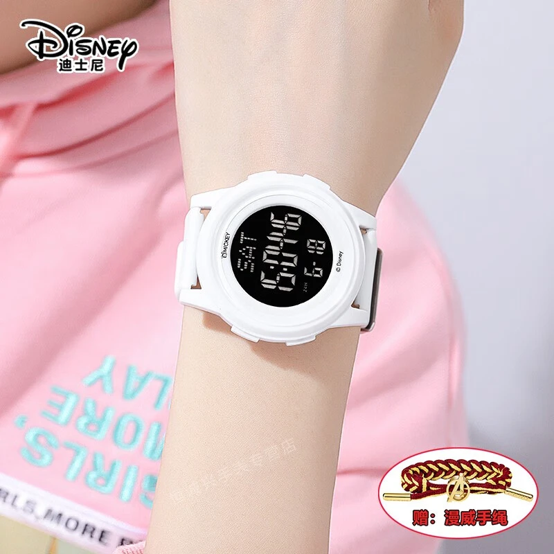 迪士尼（Disney）电子手表男机械学生初中生防水夜光高中运动青少