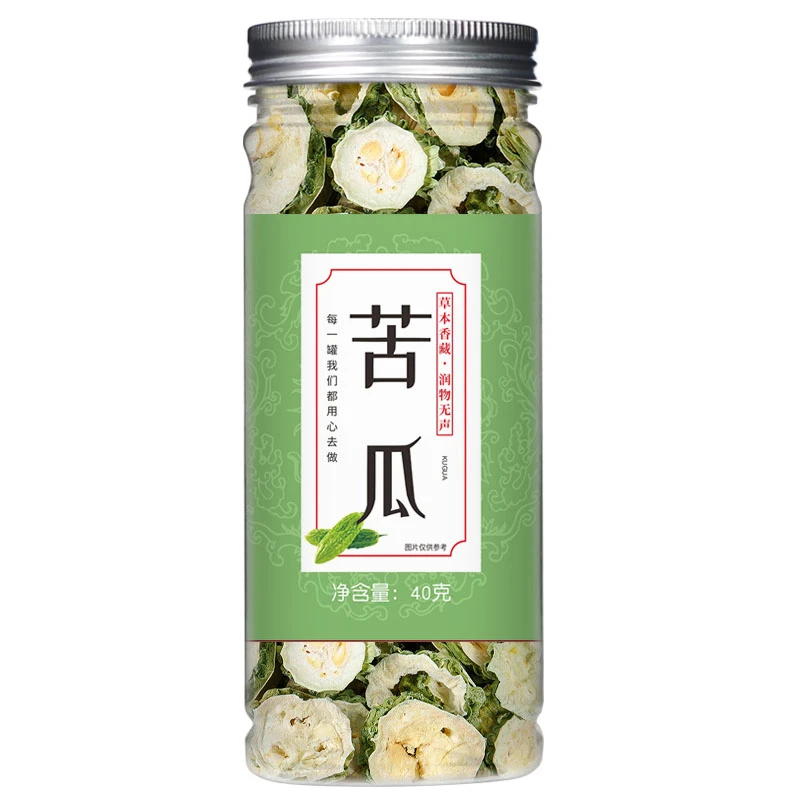 苦瓜茶 苦瓜片泡水喝的苦瓜晒干