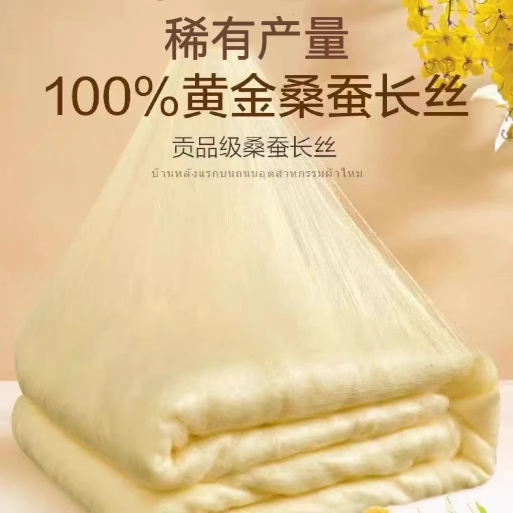 【假一罚万】100%特级黄金丝桑蚕丝被 四季被 春秋被 冬被 婚被