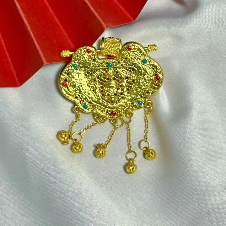 【小鹏黄金】足金999珐琅天子门生吊坠8.5 8.55 8.69 8.8 8.87