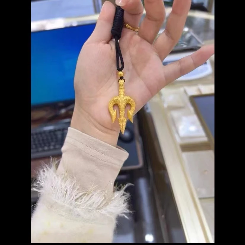 合金吊坠 海王三叉吊坠