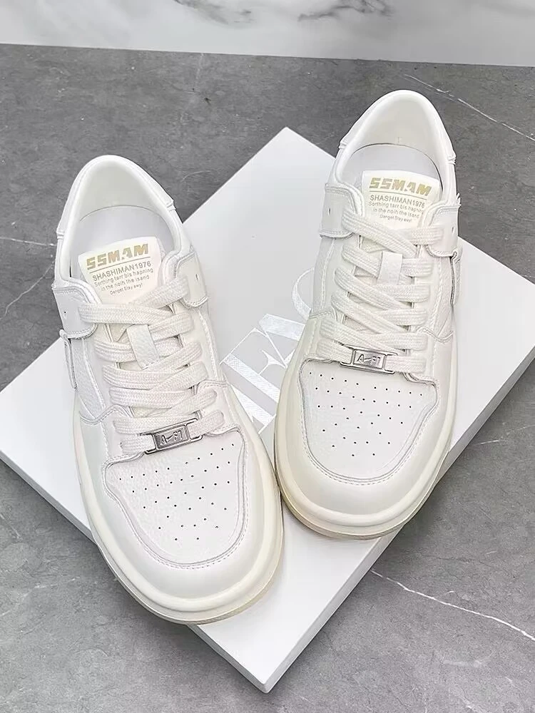 gzf380-3  113  2023新款潮鞋黑白熊猫潮牌百搭运动低帮板鞋