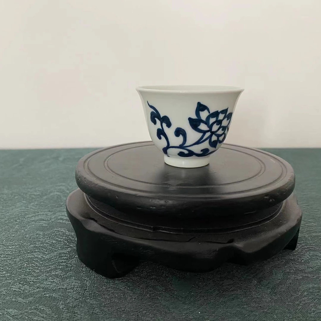 景德镇陶瓷莲花小客杯