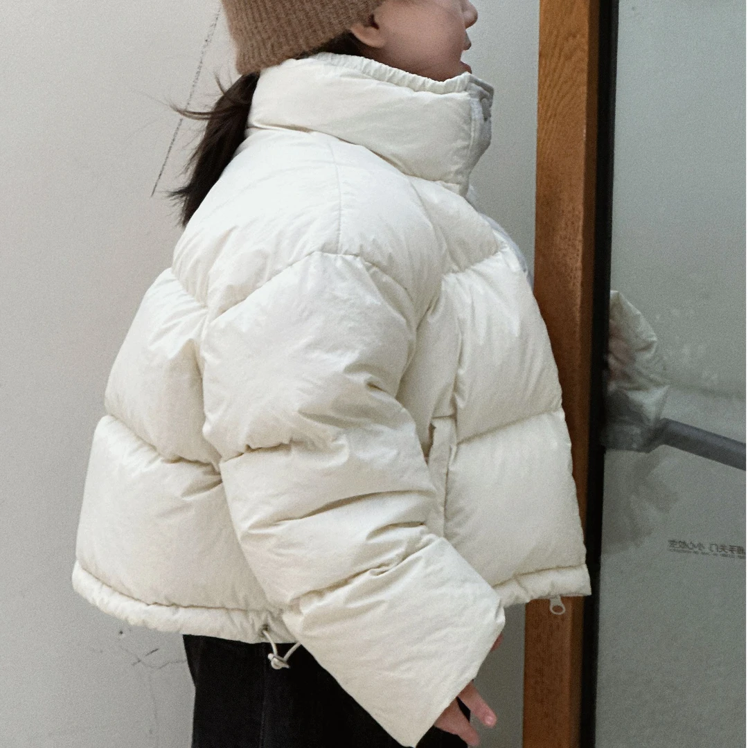 【歪歪妞童装】23360儿童极简复古森系白鸭绒羽绒服