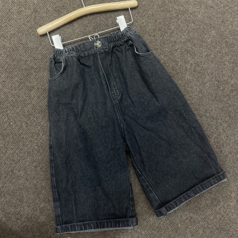 【歪歪妞童装】2334/2364儿童复古水洗休闲宽松牛仔裤男女童长裤