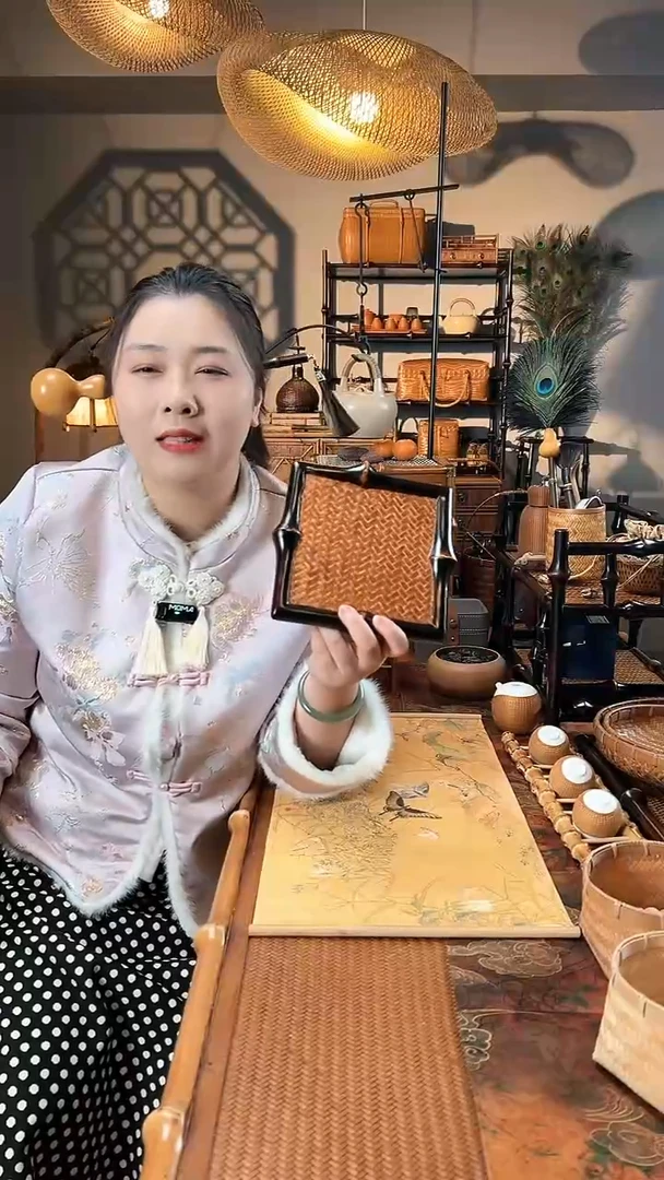 【闪购商品】新中式笻竹大漆壶撑