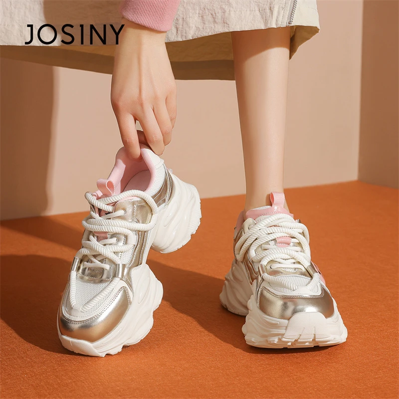 【龙年限定】卓诗尼新款运动时尚休闲百搭透气老爹鞋女款运动跑步鞋