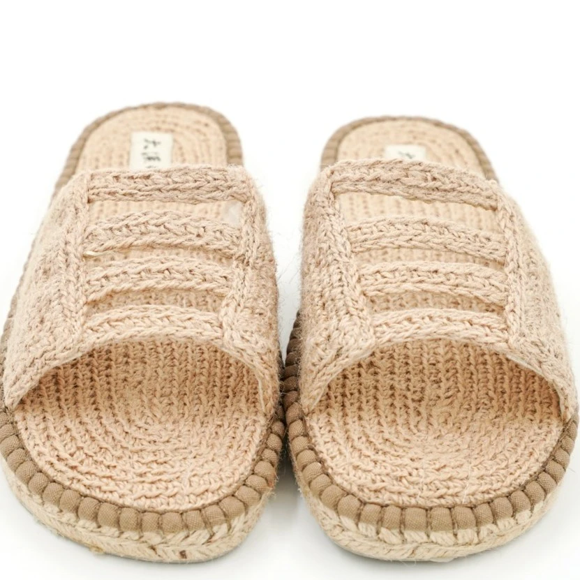 【大漠行】男女居家个性复古民族风纯手工麻编织防臭透气凉拖2116