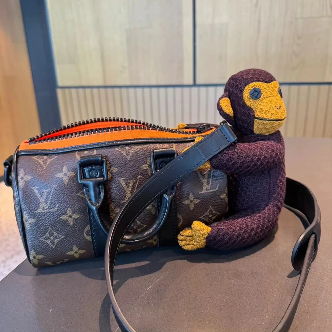 99新 LouisVuitton/路易威登 青奢荟/keepall老花猴子/49719