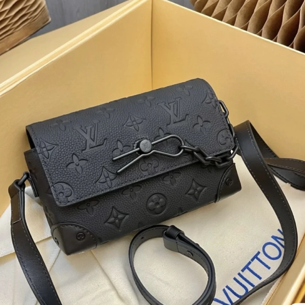 99新 LouisVuitton/路易威登 青奢荟/男士Steamer斜挎包////41876