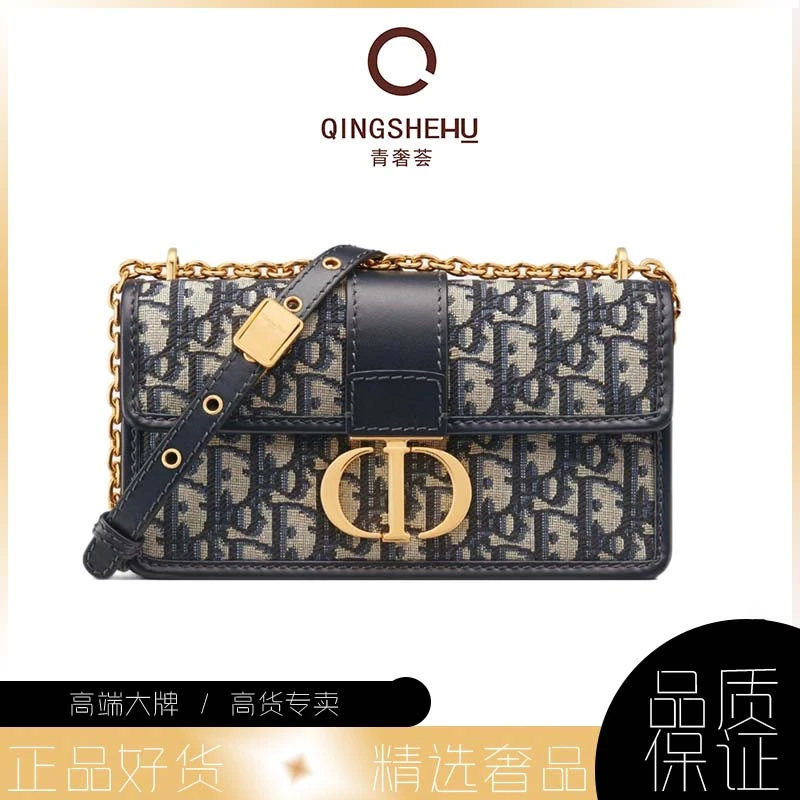 95新 DIOR/迪奥 青奢荟/新款蒙田30小号肩带单肩斜挎包/62314