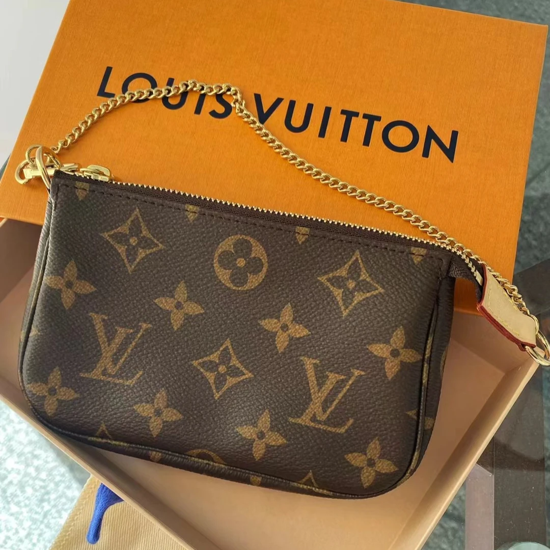 95新 LouisVuitton/路易威登 青奢荟/小麻将链条包/50280