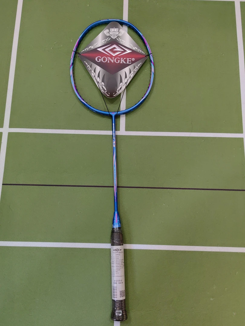 攻克EXCA LIBUR A3高刚性编织碳布羽毛球拍！