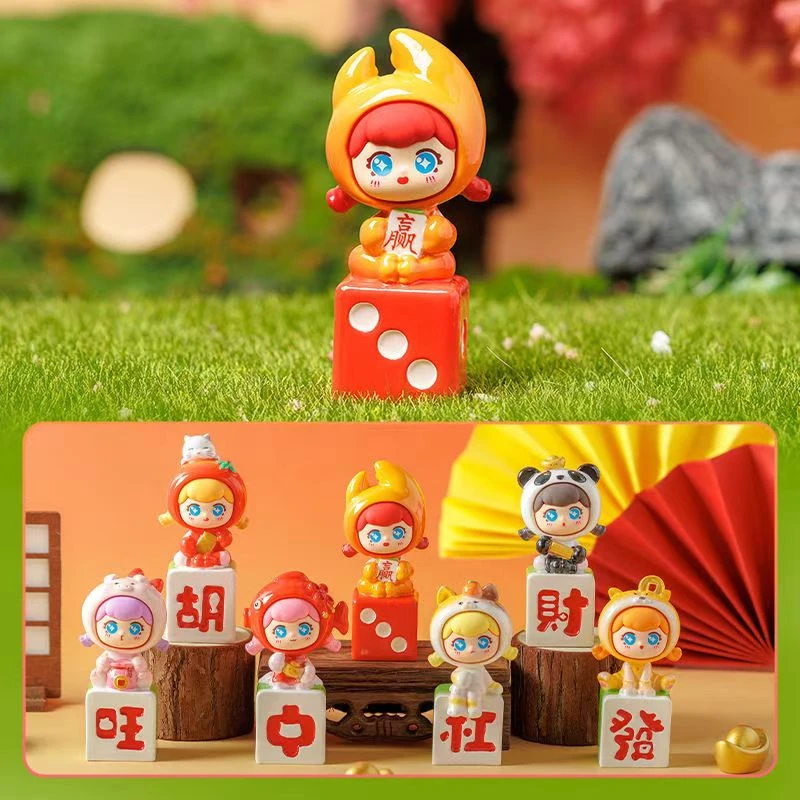 【盲盒-拆盒】好运把把胡-盲盒摆件挂件