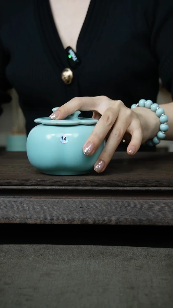 【闪购商品】杯仿古柿柿如意茶叶罐微瑕14