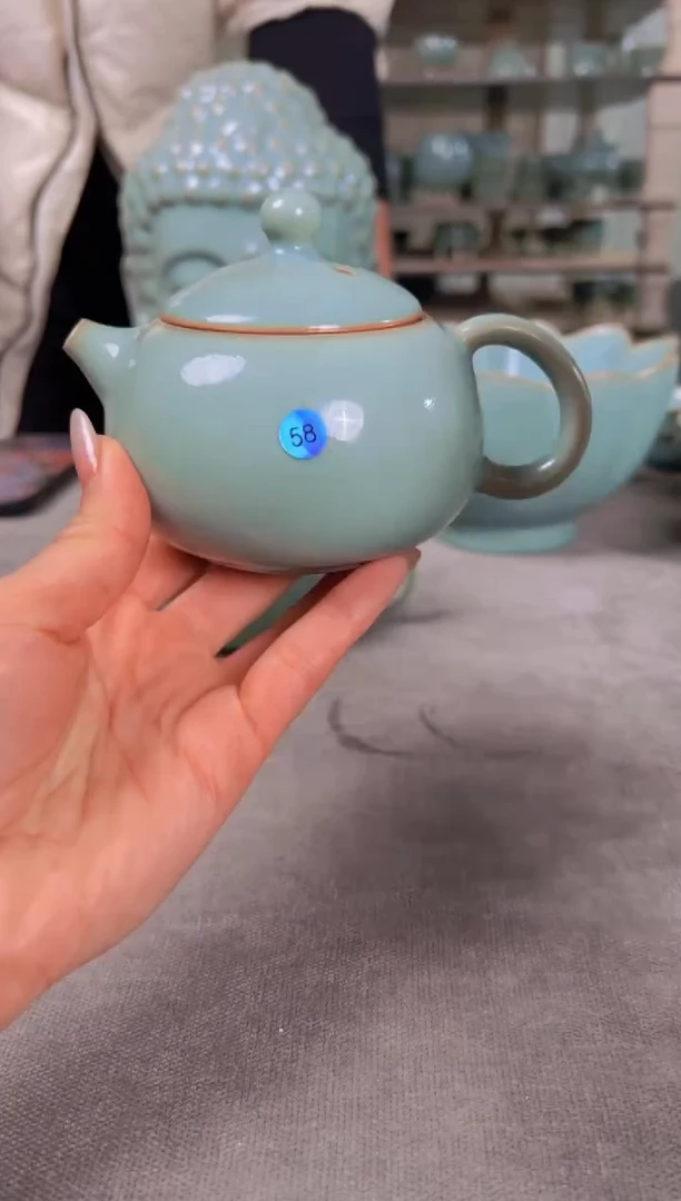 【闪购商品】瓷杯仿古西施壶微瑕58