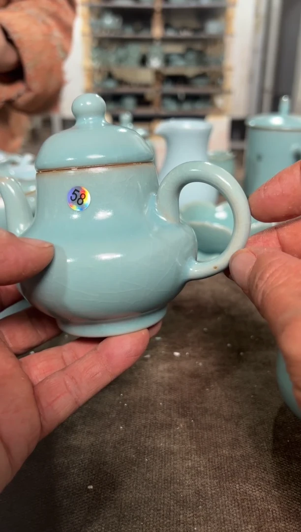 【闪购商品】杯仿古纯手工思婷壶大瑕缩釉58
